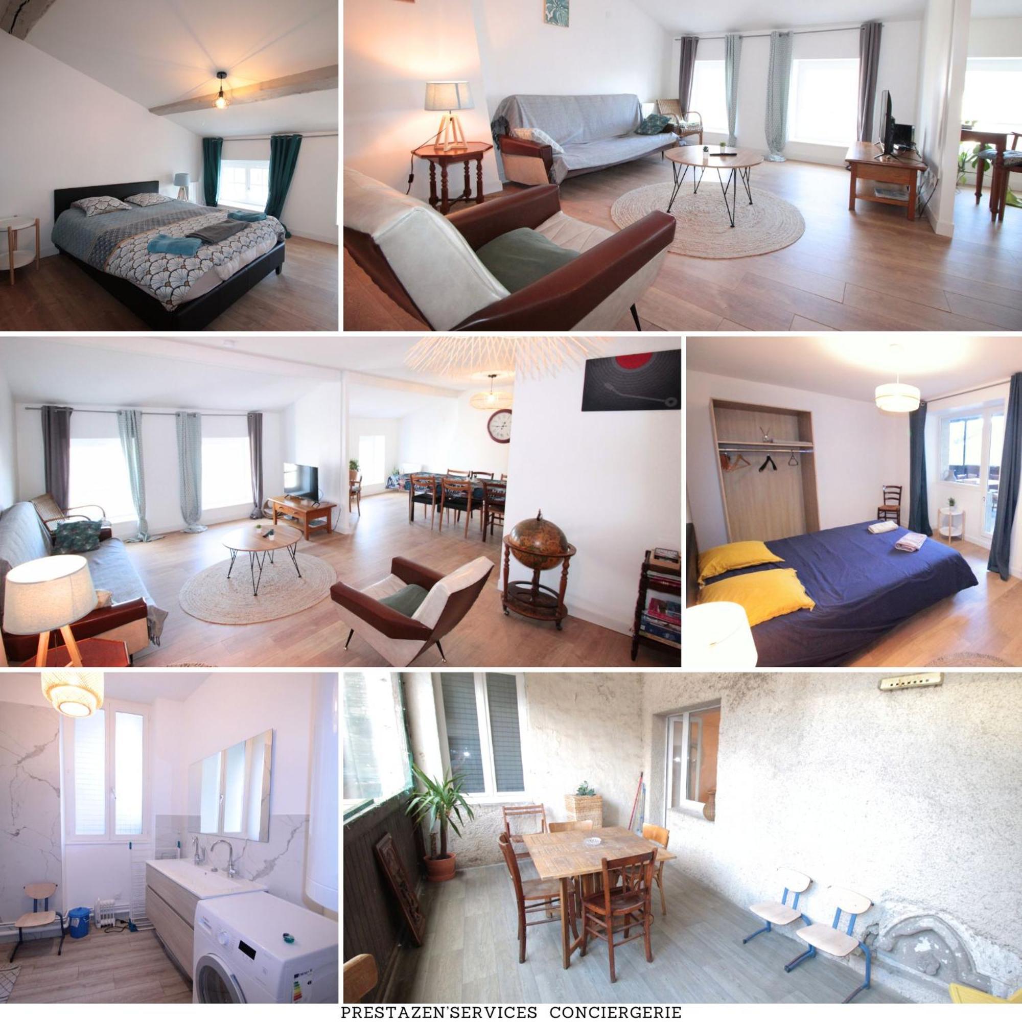 Logement Neuf "Meuse" - Hyper Centre - Parking Proche - Proche Gare - 4 Chambres - Terrasse Couverte - Wifi ! Gere Par Prestazen'Services Verdun-sur-Meuse Kültér fotó
